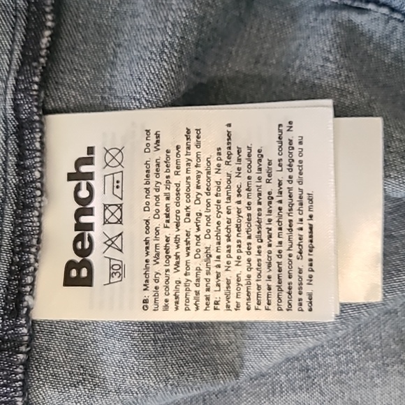 BENCH RARE Denim Jacket/Overcoat - Picture 7 of 8